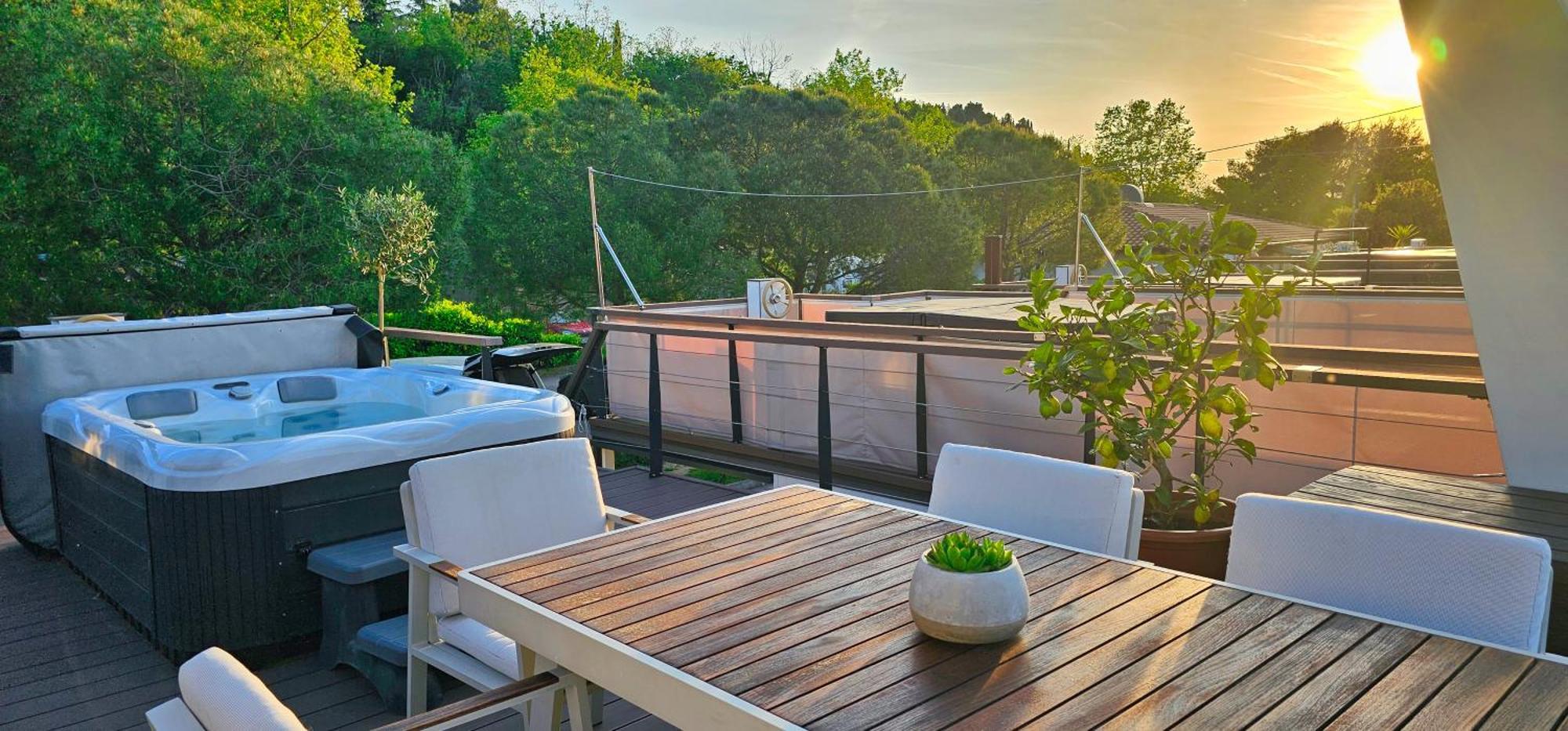 Villa Floating Sea House Miramare Portorose Esterno foto