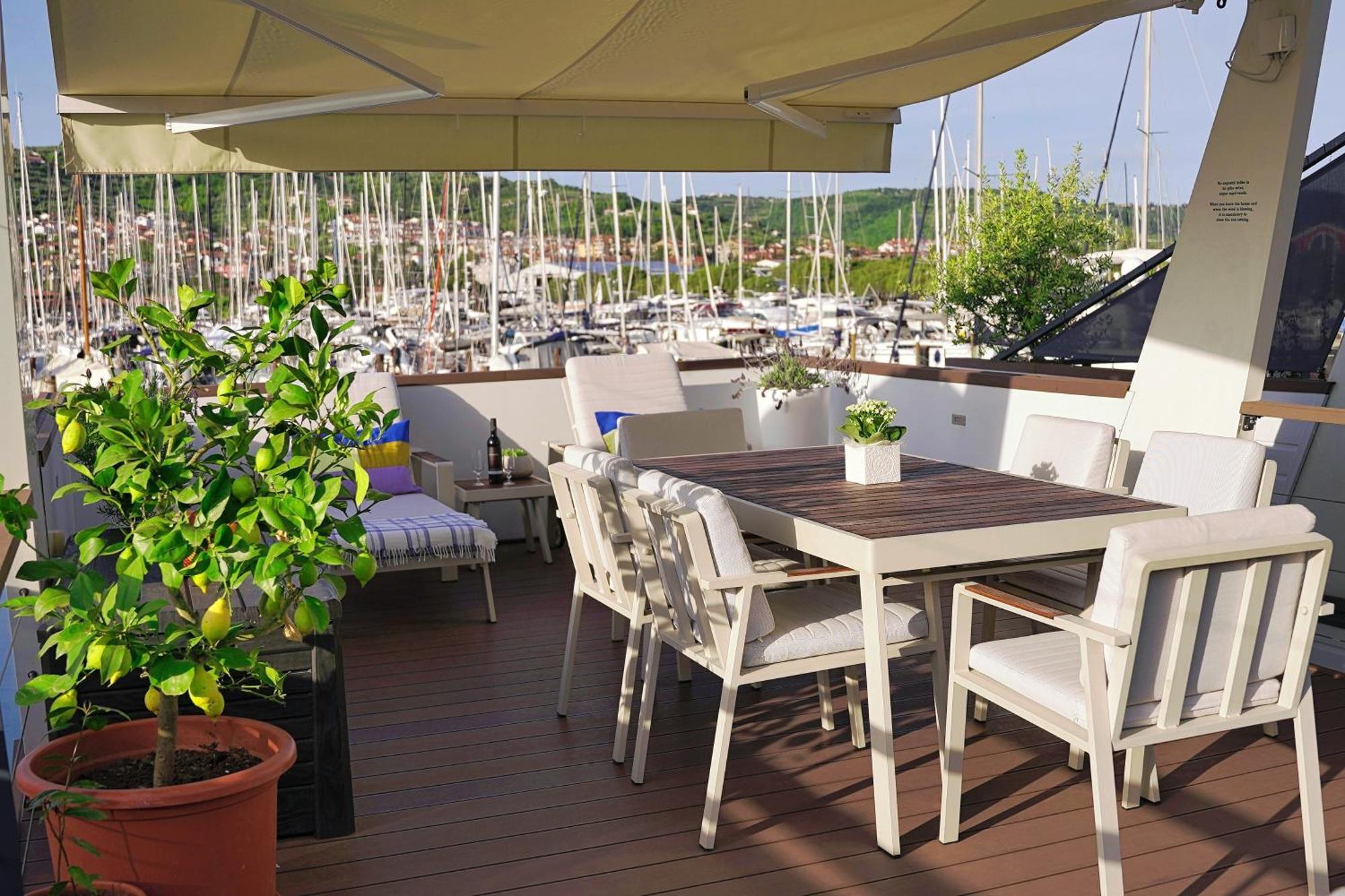 Villa Floating Sea House Miramare Portorose Esterno foto